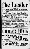 Dublin Leader Saturday 08 October 1904 Page 1
