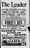 Dublin Leader Saturday 04 February 1905 Page 1
