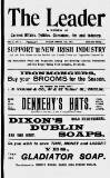 Dublin Leader Saturday 11 March 1905 Page 1