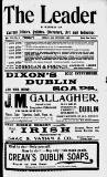 Dublin Leader Saturday 20 October 1906 Page 1