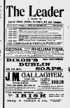 Dublin Leader Saturday 23 February 1907 Page 1