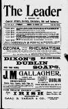 Dublin Leader Saturday 09 March 1907 Page 1