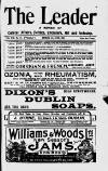 Dublin Leader Saturday 08 June 1907 Page 1