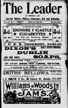 Dublin Leader Saturday 06 June 1908 Page 1