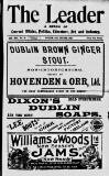 Dublin Leader Saturday 15 August 1908 Page 1
