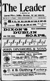 Dublin Leader Saturday 25 September 1909 Page 1