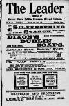 Dublin Leader Saturday 16 April 1910 Page 1