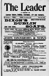 Dublin Leader Saturday 15 October 1910 Page 1