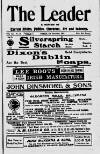 Dublin Leader Saturday 03 December 1910 Page 1