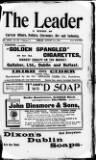 Dublin Leader Saturday 01 August 1914 Page 1
