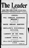 Dublin Leader Saturday 02 February 1918 Page 1