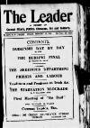 Dublin Leader Saturday 01 February 1919 Page 1