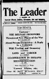 Dublin Leader Saturday 29 March 1919 Page 1