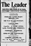Dublin Leader Saturday 02 August 1919 Page 1