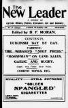 Dublin Leader Saturday 06 March 1920 Page 1