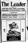 Dublin Leader Saturday 13 November 1920 Page 1