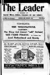 Dublin Leader Saturday 20 August 1921 Page 1