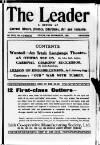 Dublin Leader Saturday 10 September 1921 Page 1