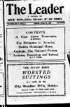 Dublin Leader Saturday 29 April 1922 Page 1