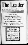 Dublin Leader Saturday 07 April 1923 Page 1