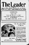 Dublin Leader Saturday 16 November 1935 Page 1