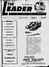 Dublin Leader Saturday 25 January 1958 Page 1