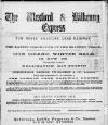 Wexford and Kilkenny Express Saturday 14 January 1888 Page 1
