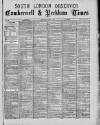 South London Observer Saturday 16 October 1886 Page 1
