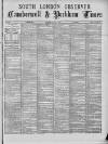 South London Observer Saturday 08 January 1887 Page 1