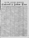 South London Observer Wednesday 09 February 1887 Page 1