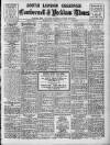 South London Observer Wednesday 09 February 1927 Page 1