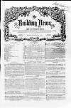 Building News Friday 05 December 1862 Page 1
