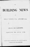 Building News Saturday 01 January 1870 Page 1