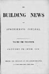 Building News Sunday 01 January 1871 Page 1
