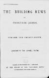 Building News Friday 03 January 1879 Page 3