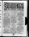 Building News Friday 16 December 1887 Page 1