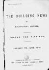 Building News Thursday 01 January 1891 Page 1