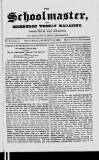 Schoolmaster and Edinburgh Weekly Magazine Saturday 11 August 1832 Page 1