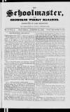 Schoolmaster and Edinburgh Weekly Magazine Saturday 25 August 1832 Page 1