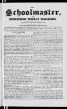 Schoolmaster and Edinburgh Weekly Magazine Saturday 01 September 1832 Page 1
