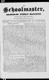 Schoolmaster and Edinburgh Weekly Magazine Saturday 08 September 1832 Page 1