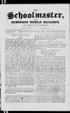 Schoolmaster and Edinburgh Weekly Magazine Saturday 06 October 1832 Page 1