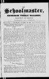 Schoolmaster and Edinburgh Weekly Magazine Saturday 20 October 1832 Page 1