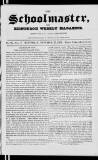Schoolmaster and Edinburgh Weekly Magazine Saturday 27 October 1832 Page 1