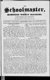 Schoolmaster and Edinburgh Weekly Magazine Saturday 01 December 1832 Page 1