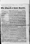 Church & State Gazette (London) Friday 01 July 1842 Page 1