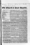 Church & State Gazette (London) Friday 15 July 1842 Page 1