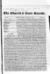 Church & State Gazette (London) Friday 12 August 1842 Page 1