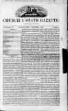 Church & State Gazette (London) Friday 07 October 1842 Page 1