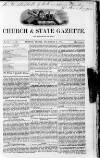 Church & State Gazette (London) Friday 02 December 1842 Page 1